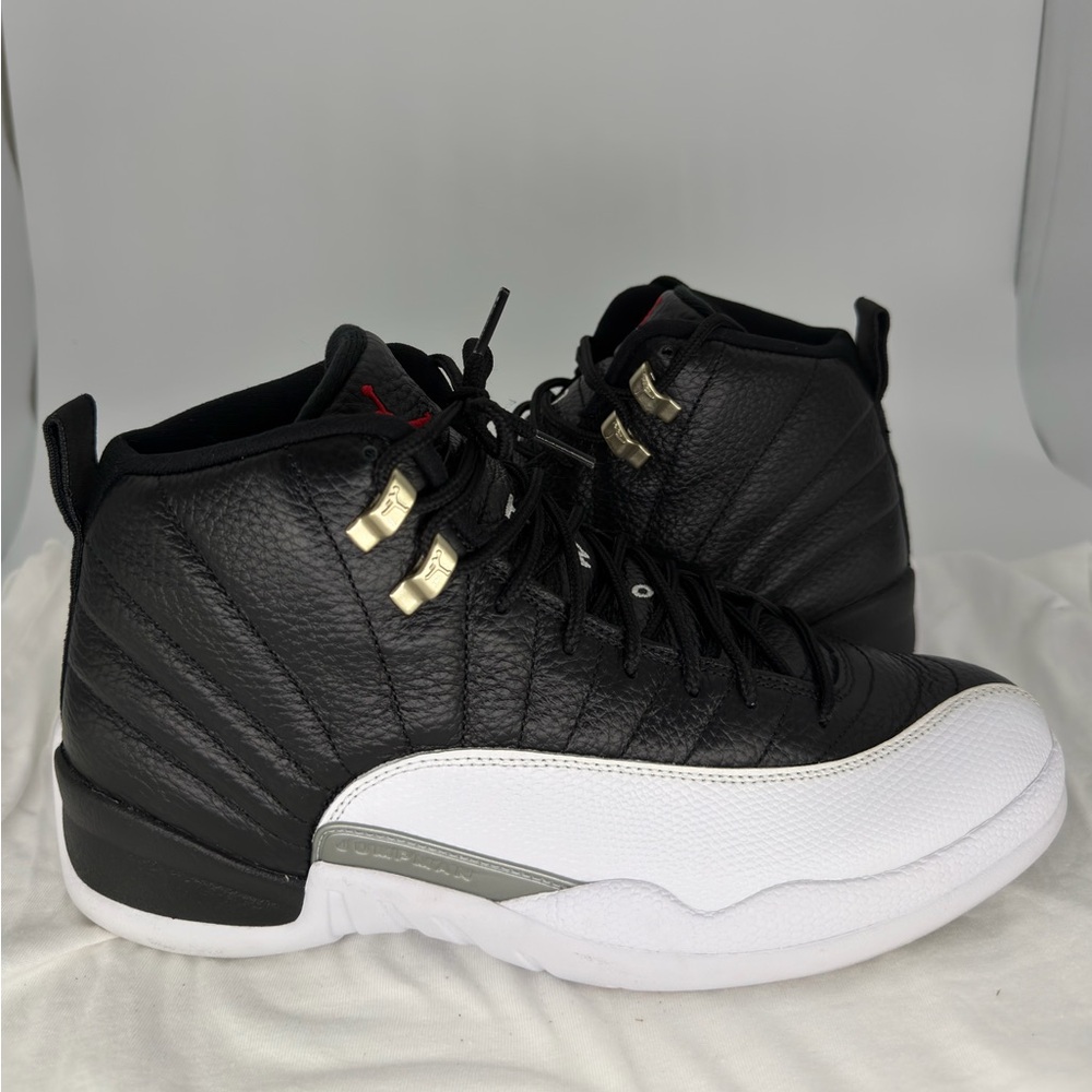 Nike Air Jordan 12 XII Retro Playoff 2022 Size 11 Black White CT8013-006